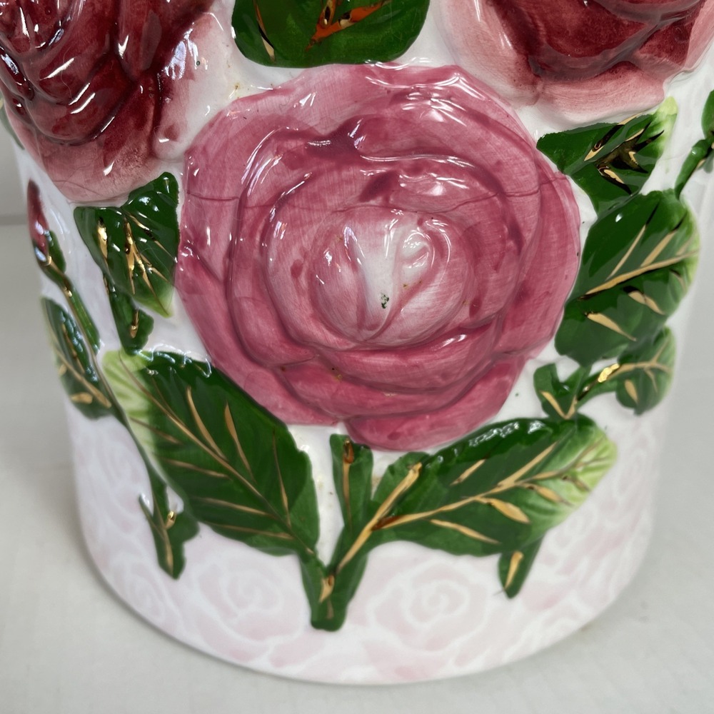 ARC Roses Ceramic Cookie Jar - Picture 8 of 8